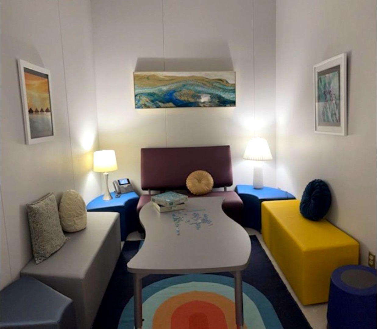 A therapy session at the Burleson center